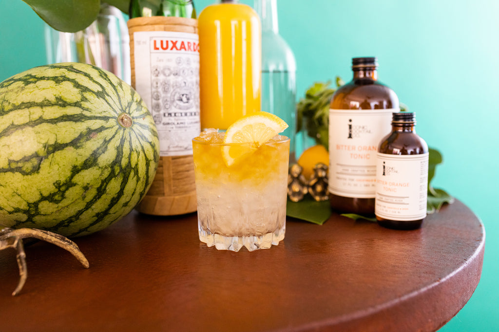 Brighten up whiskey this summer by making a Whiskey Blossom with Iconic Bitter Orange Tonic.