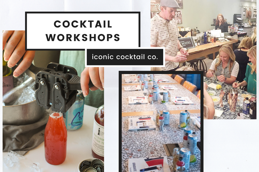 Host a cocktail workshop with Iconic Cocktail Co to learn something new about cocktail culture!