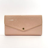 LOUIS VUITTON purse M61227 Portefeiulle Sarah Rose valerine Monogram Vernis pink Women Used - JP-BRANDS.com