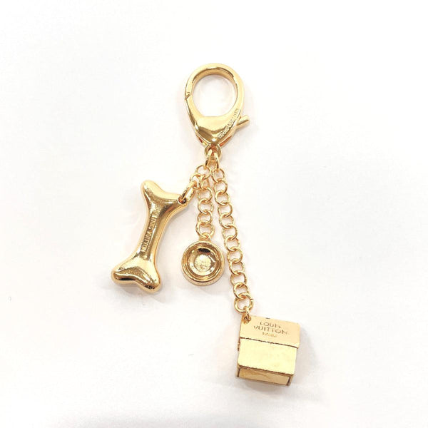 LOUIS VUITTON key ring M65177 Bijou Sac Baxter metal gold unisex Used