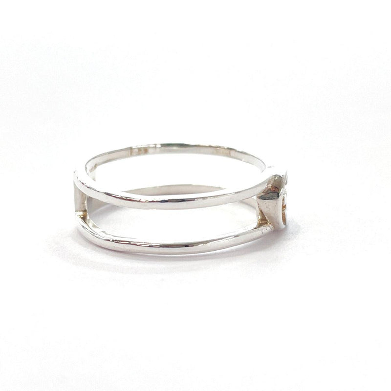 GUCCI Ring Interlocking G Silver925 #16(JP Size) Silver Women Used - JP-BRANDS.com