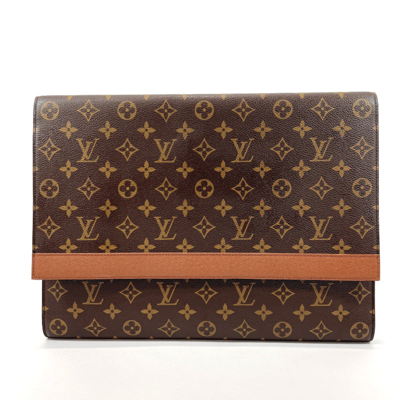 LOUIS VUITTON Clutch bag M51801 Porto envelope Documents case Monogram  canvas Brown unisex Used