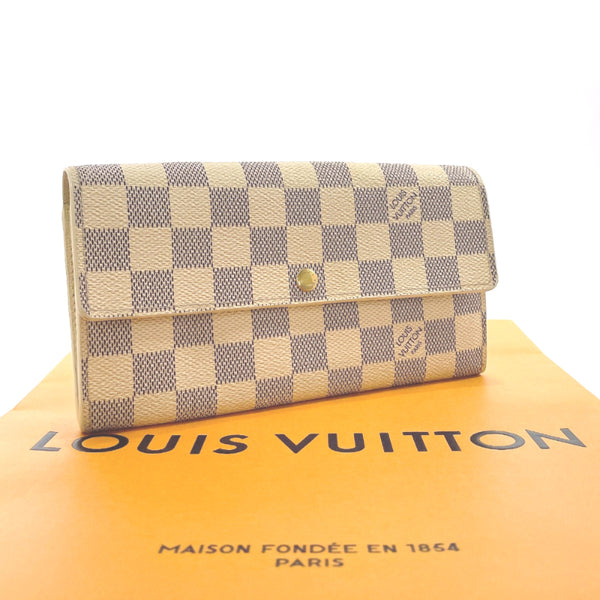 Louis Vuitton Auth Louis Vuitton Monogram Long Bi-fold Wallet Portomone  Credit M61725