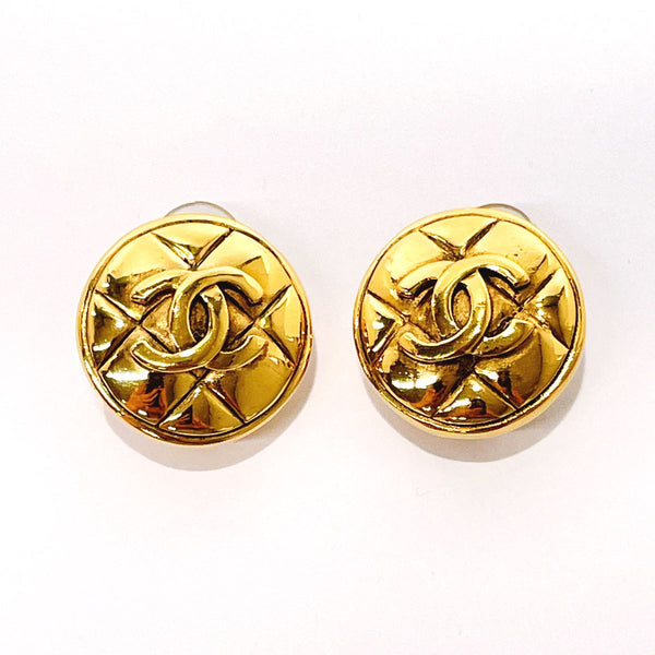 CHANEL Brooch Pin Brooch vintage metal gold Women Used –