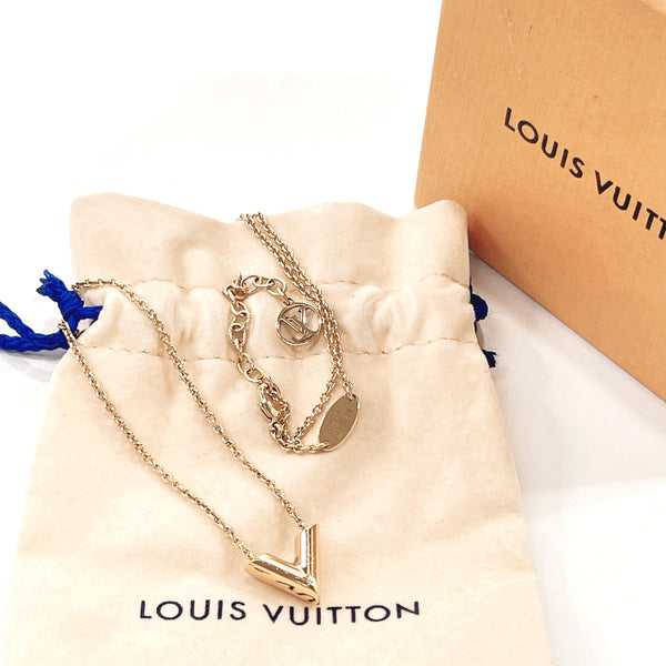 LOUIS VUITTON Necklace ・ Essential V Necklace M61083 metal used