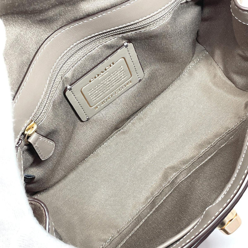 COACH Shoulder Bag F22349 leather/Suede gray Women Used – JP-BRANDS.com