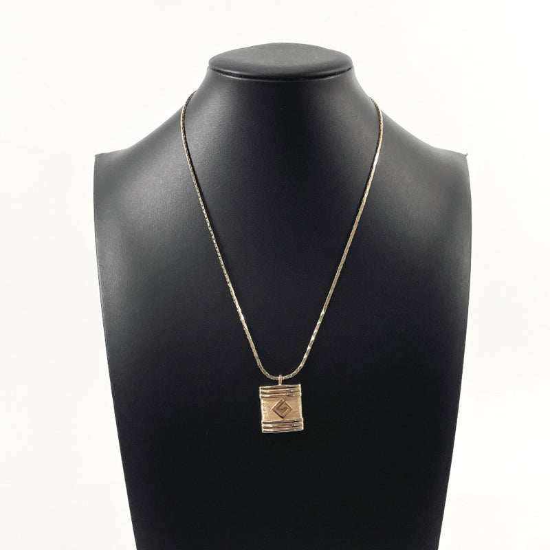 GIVENCHY Necklace Square G plate Snake Chain Gold Plated gold