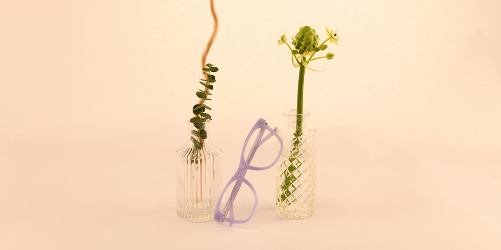 Brille 5Loops mit Blumenvasen 