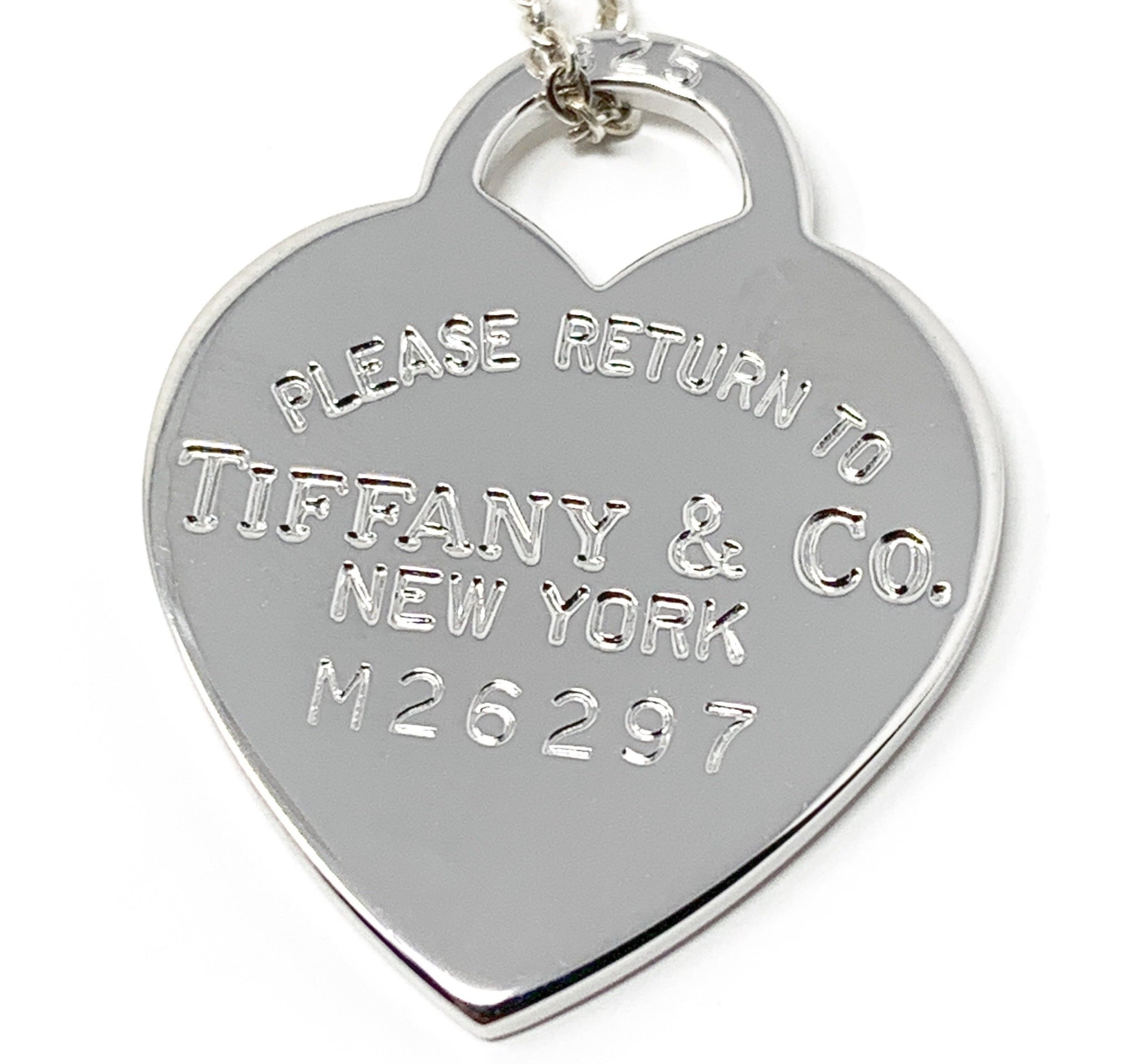 tiffany 925 heart necklace