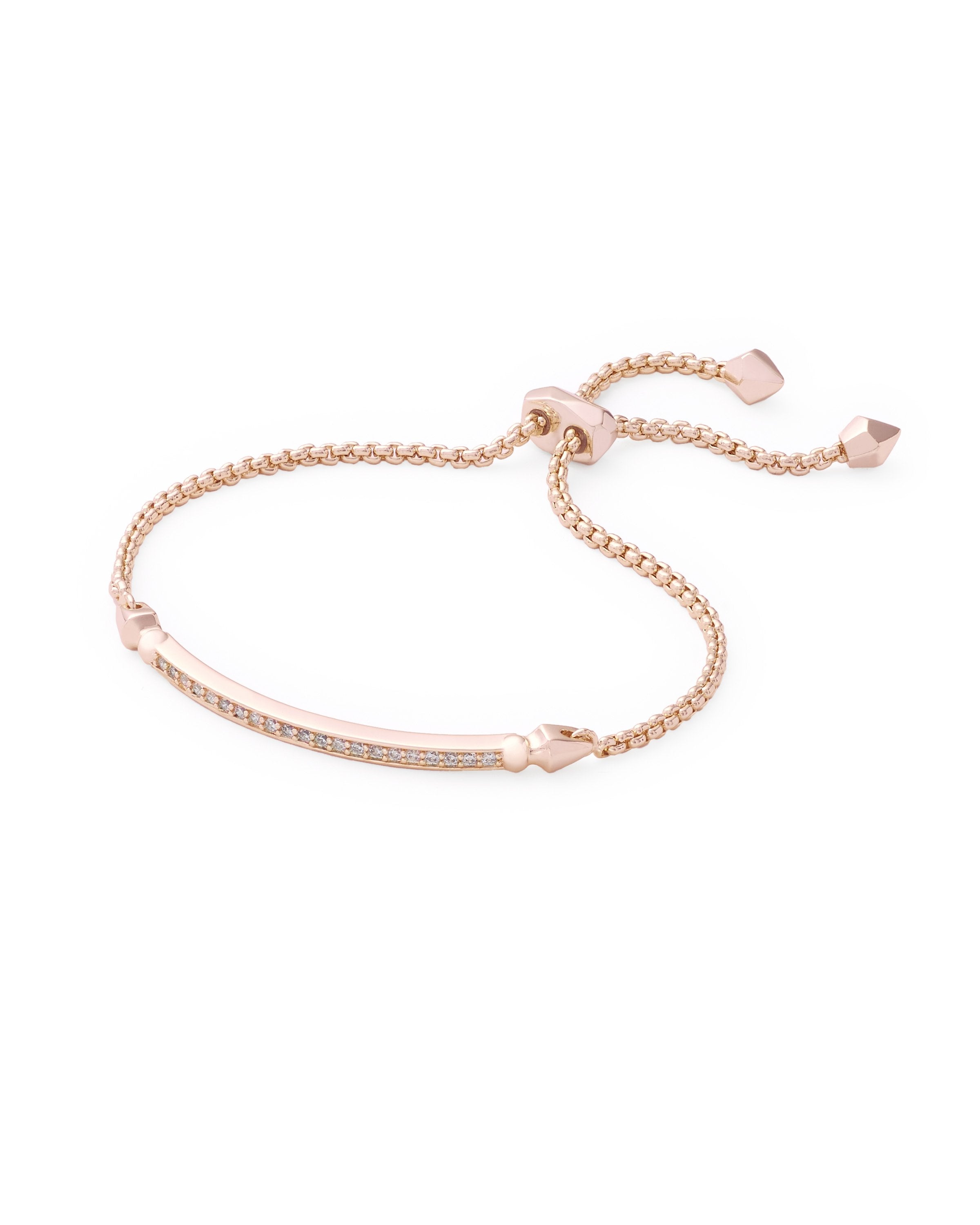 Ott Adjustable Chain Bracket In Rose Gold – Occasionally Yours