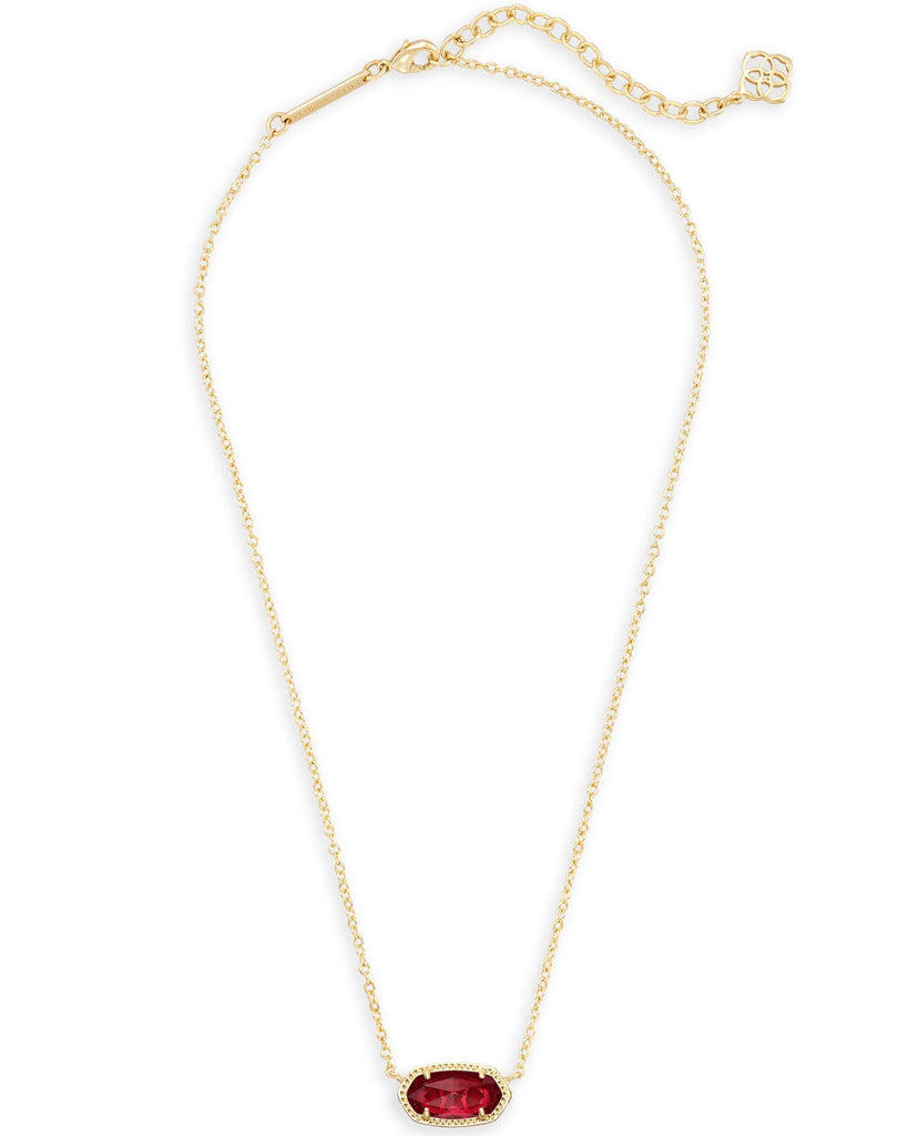 Kendra Scott Elisa Gold Berry Clear Glass Necklace | Occasionally Yours