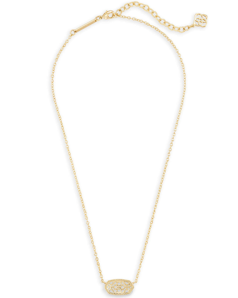Elisa Necklace Gold Pendant Necklace – Occasionally Yours