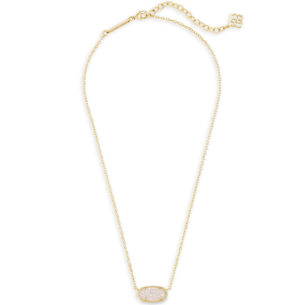 Elisa Gold Iridescent Drusy Necklace – Occasionally Yours