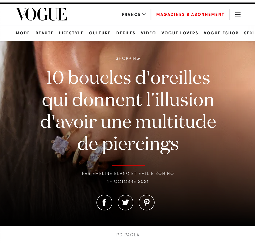 Vogue.fr octobre 2021