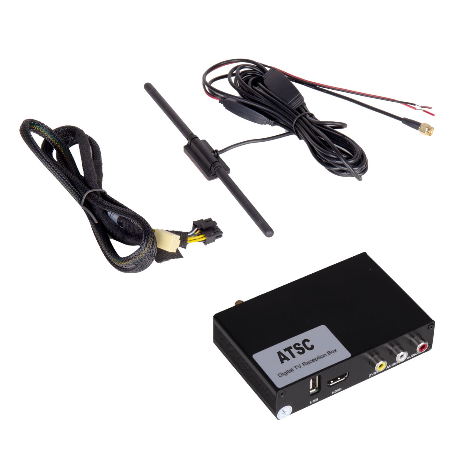 Car TV Tuner ATSC TV Receiver With antenna for US CA MEX
