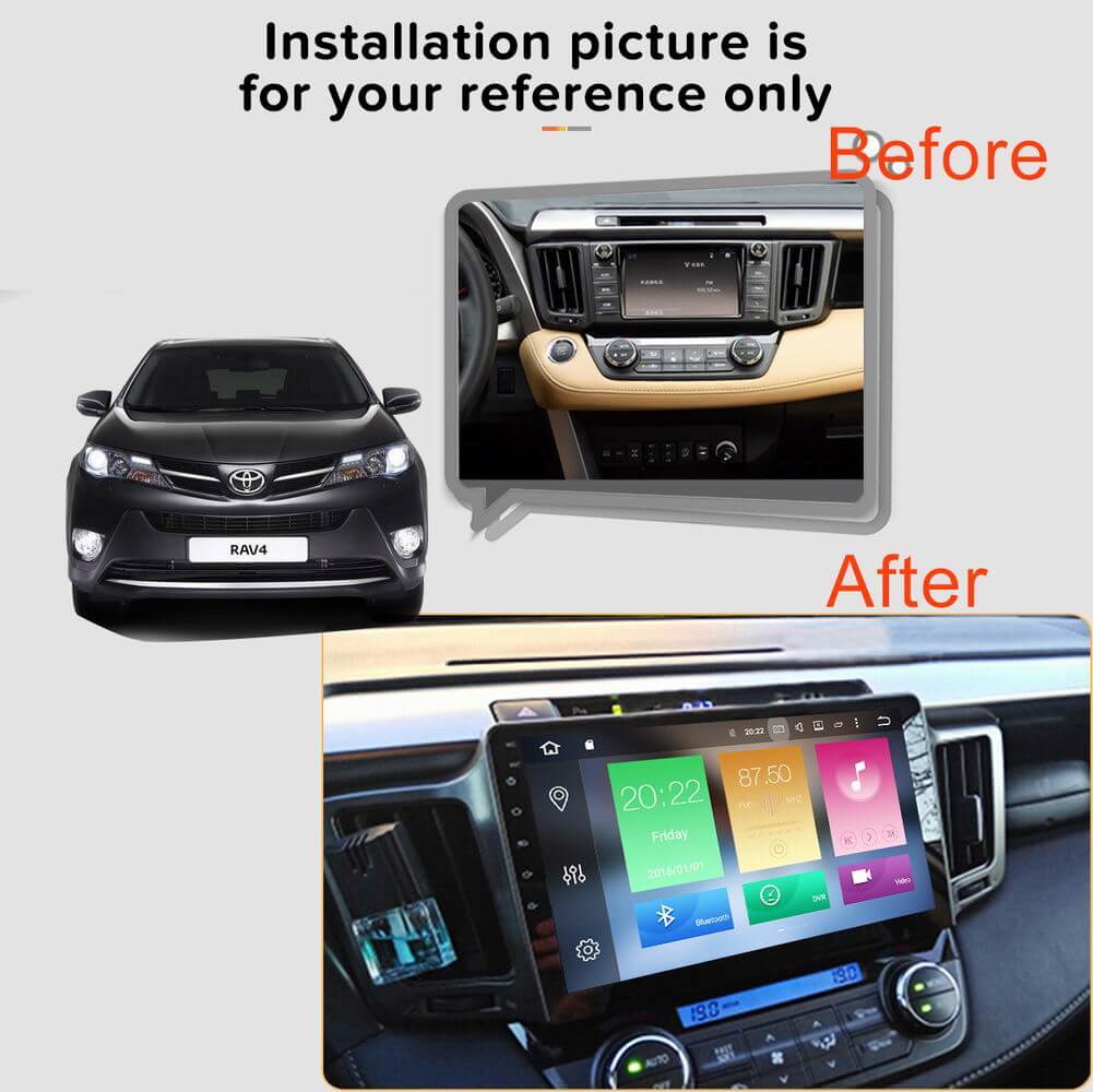 SYGAV Car Stereo for Toyota RAV4 20132018 Android 9.0 Radio