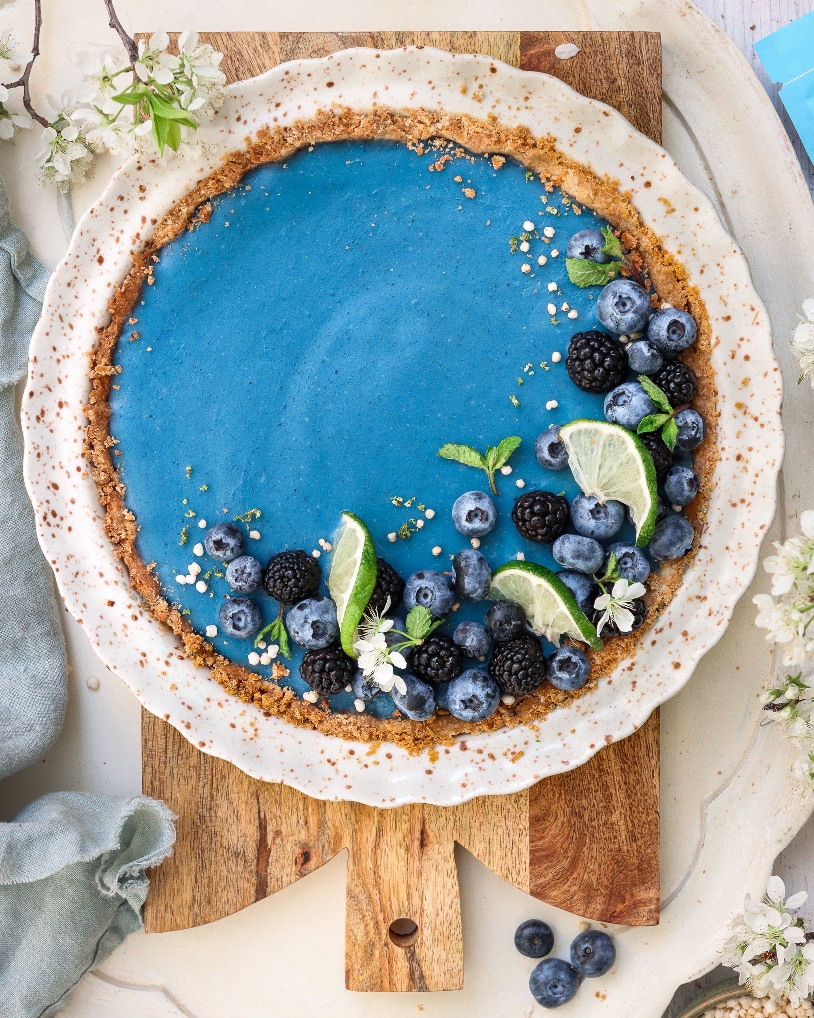 Long weekend or some evening relaxation? Whip up this delicious and vibrant blueberry tart that's sure to satisfy🫐 