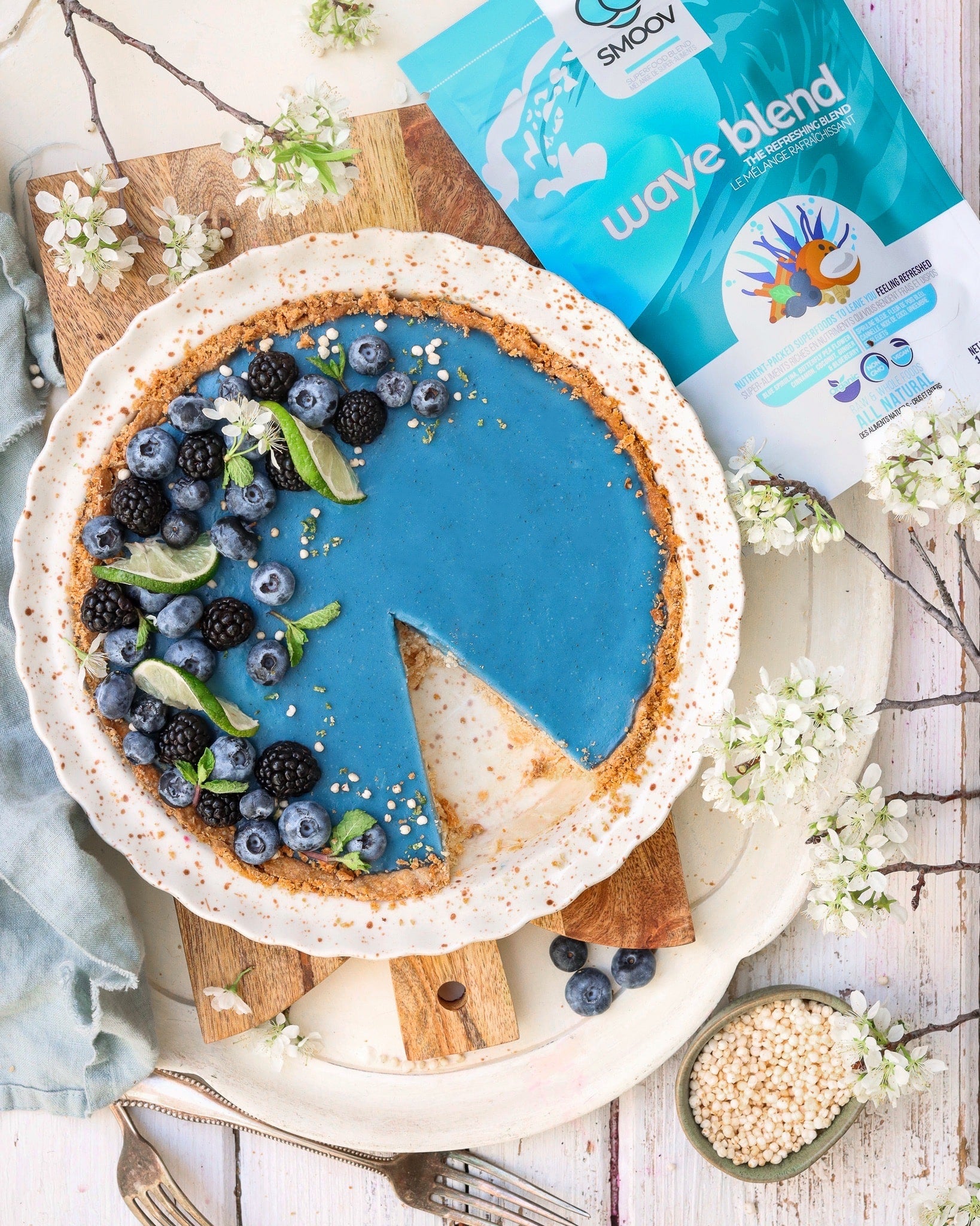 Long weekend or some evening relaxation? Whip up this delicious and vibrant blueberry tart that's sure to satisfy🫐 