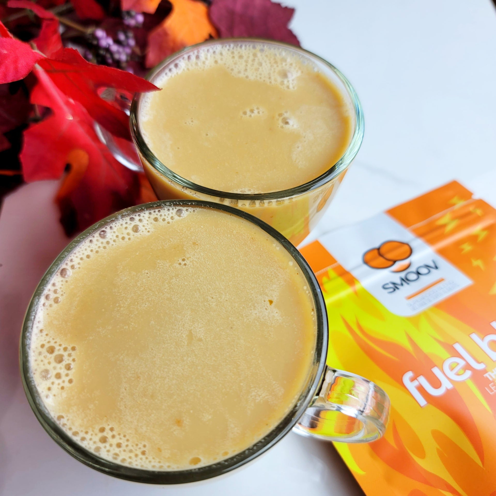 Our fuel blend is made with 5 naturally energizing foods for upto 8 hours of jitter-free energy + focus. Every spoonful has the same amount of caffeine as a cup of coffee and packed with vitamins & fiber.