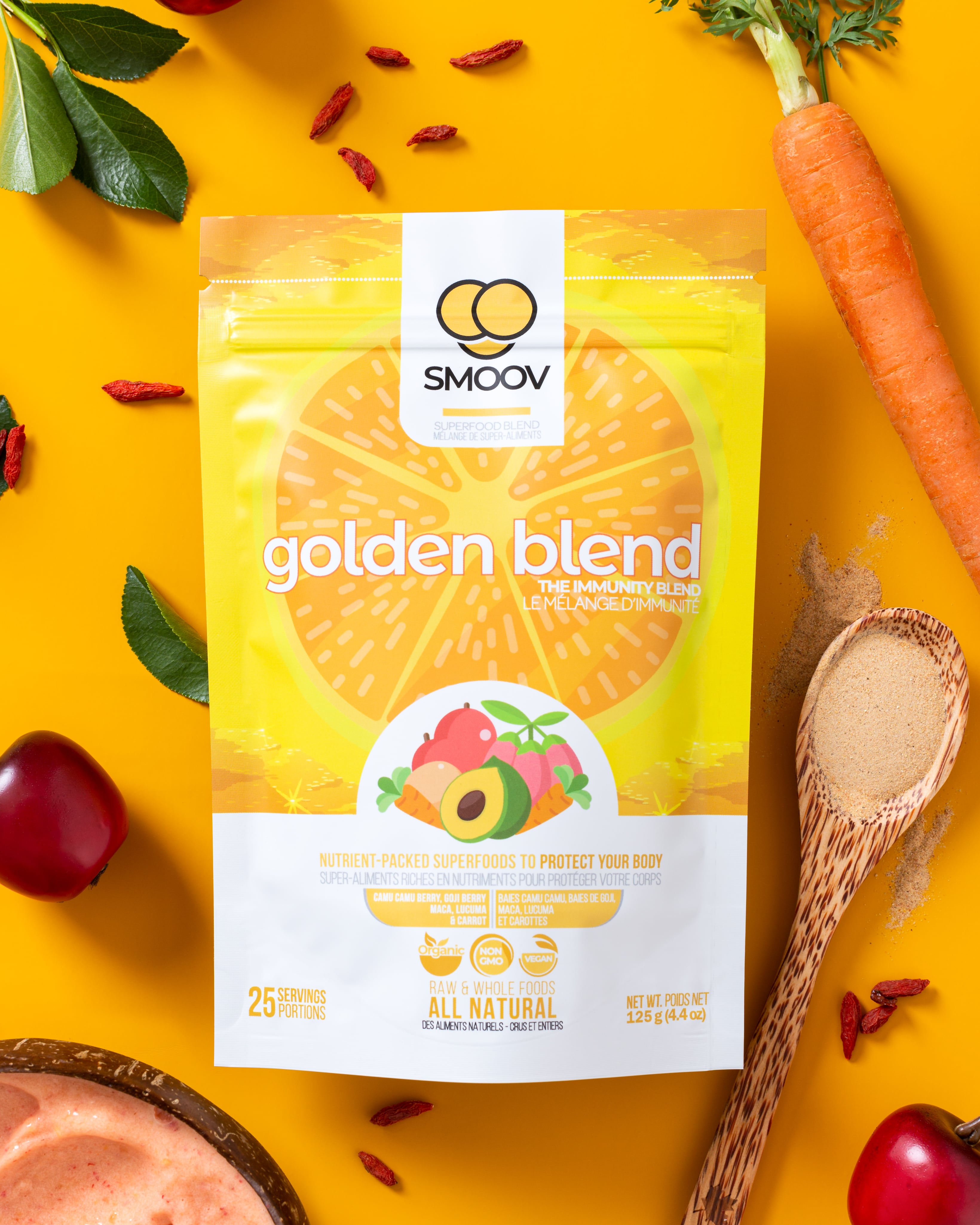 Easiest way to boost immunity and fight colds and flu's 5 superfoods to protect your body against infections Our golden blend includes adaptogens.