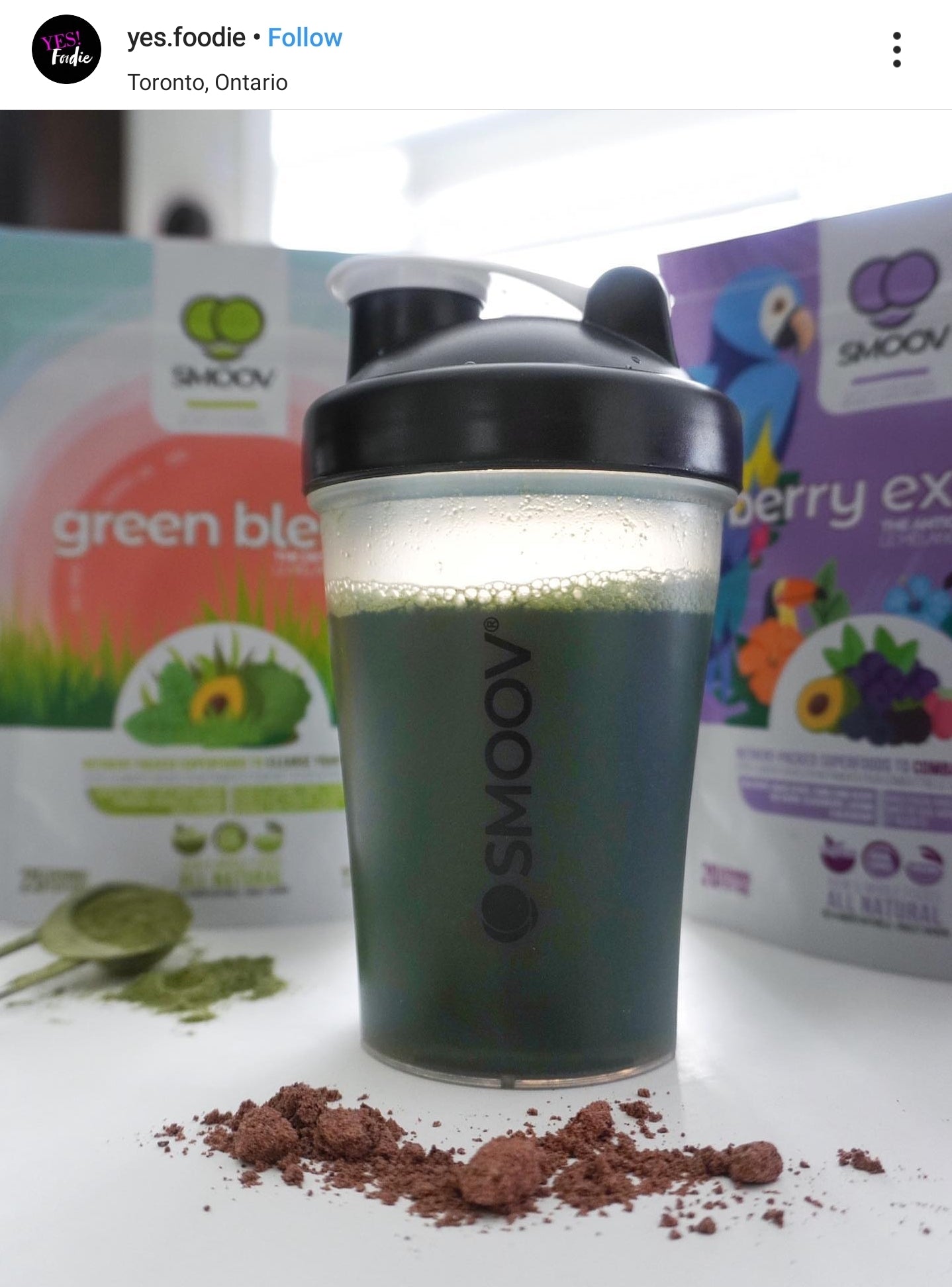 SMOOV green blend - Easiest all-natural way to get your greens and nutrition, 9 green superfoods making it the most complete blends of greens. Organic, Vegan, Plant-based Superfood  Powder Smoothie. Morning boost, detox, fight bloat, weight loss, digestion, immunity, health