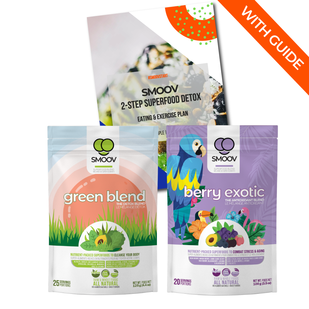 Smoov Detox Bundle- Powerful Superfood Blends to Detox, Cleanse & Maintain Good Health