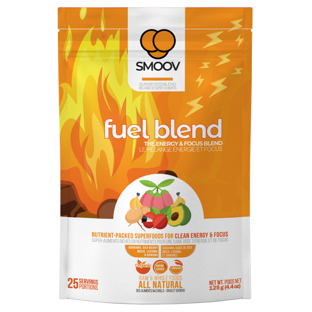 Our fuel blend has 5 naturally energizing superfoods for a refreshing way to enhance energy levels and focus for upto 8 hours. It has the same amount of caffeine as a cup of coffee in just a spoonful
