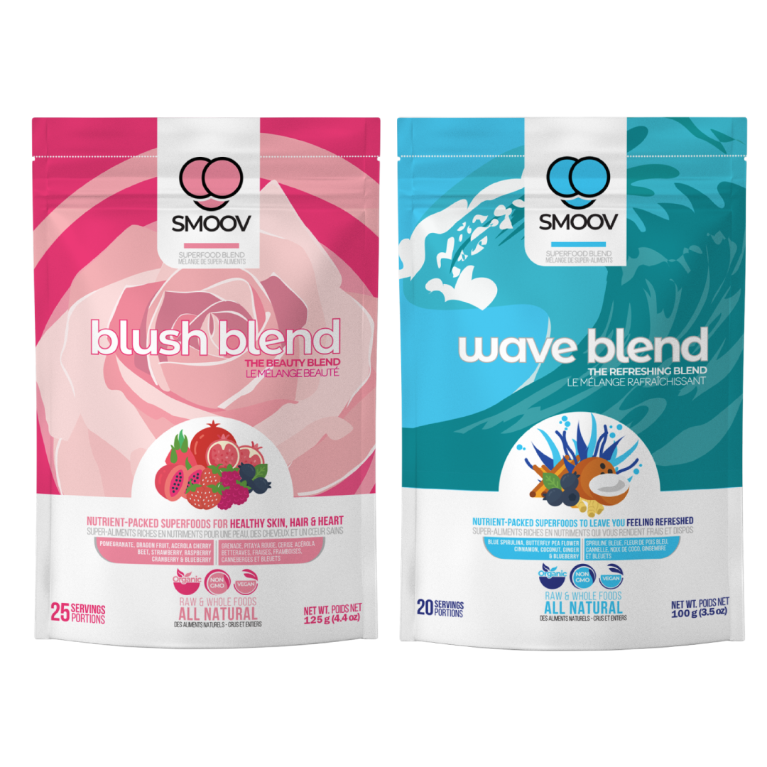 Our wave blend has 6 vibrant superfoods that mix into a deep blue. Our blue spirulina is a natural pigment that mixes into a deep blue. Add it to your lattes, smoothies, yogurt or oats.