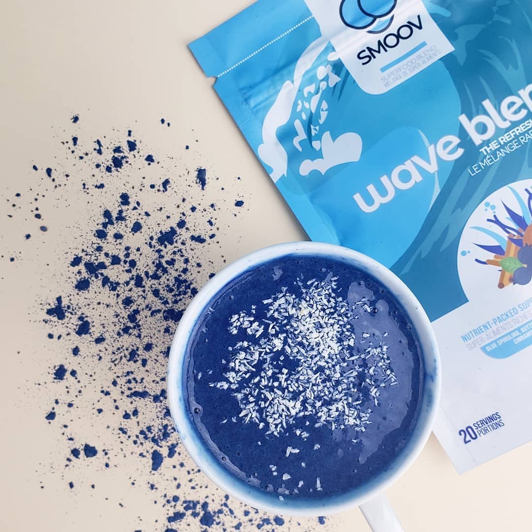 Goodness of the ocean without the fishy smell or taste? A vibrantly refreshing way to get your nutrients in- thanks to the nutrient-rich blue spirulina in our wave blend.