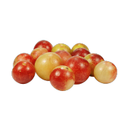 Group of fresh ripe red and yellow camu camu berries. One of the ingredients used in Smoov's berry exotic blend.