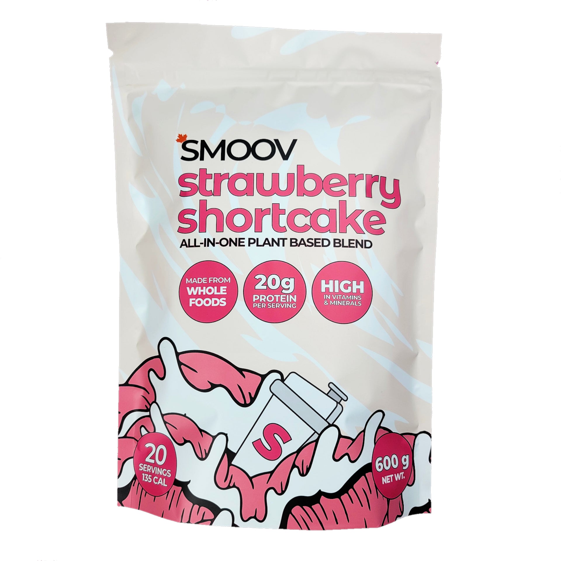 Has plenty of organic freeze dried strawberry powder and is  dessert-inspired!