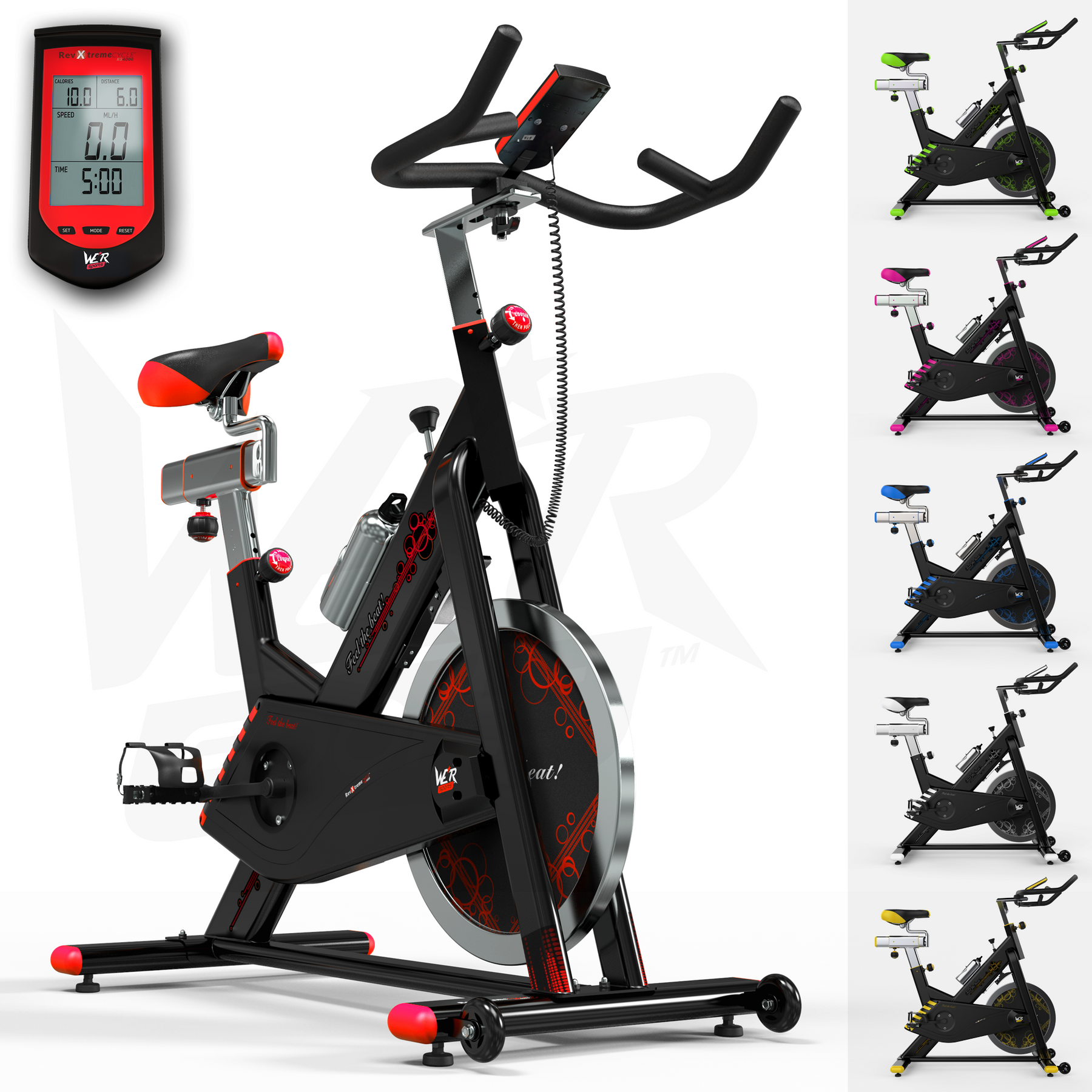 rebel sport spin bike