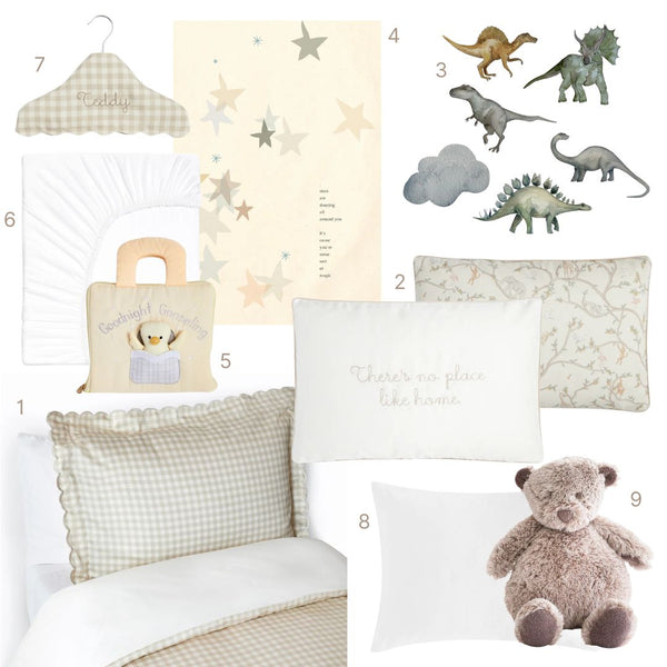 Collage of Items for Child's Room