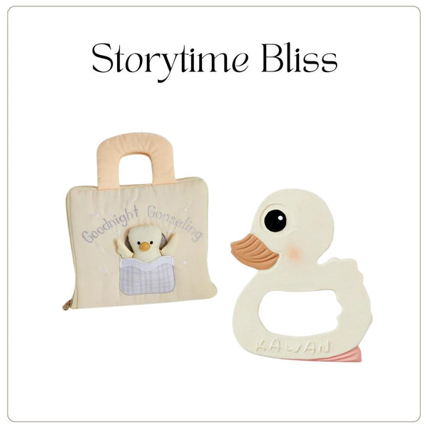 Goodnight Gooseling Activity Book, Gooseling Teether Marshmallow