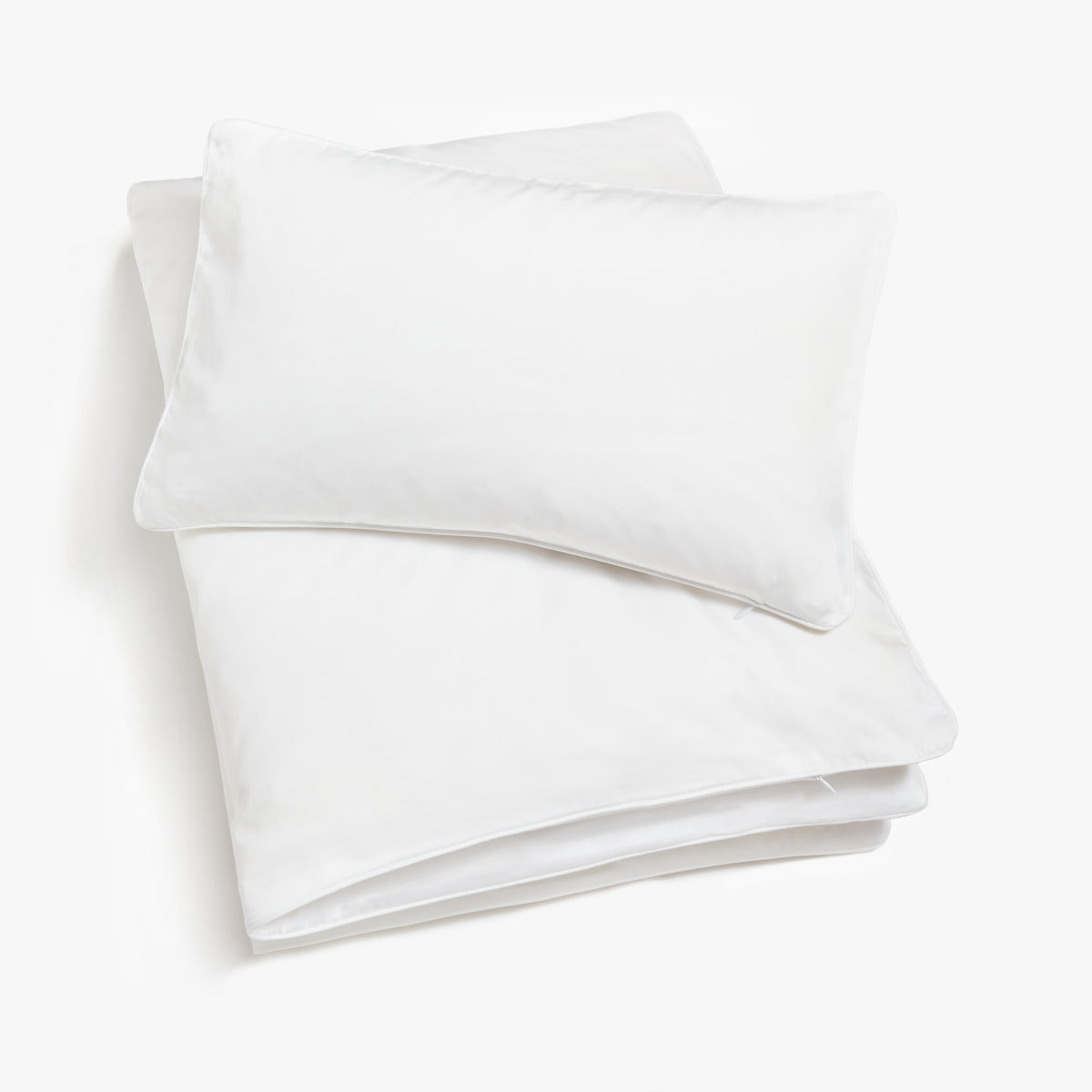 Solid Toddler Duvet - White