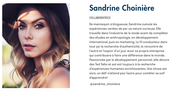 Sandrine Choinière Bio