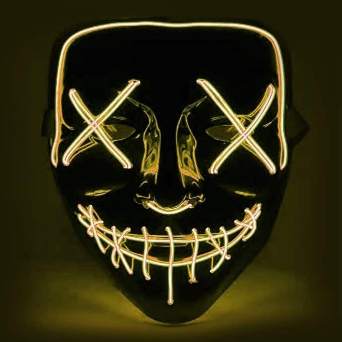 LED Purge Masks [50% Off] Light Up Masks For Halloween, Rave – Purge ...
