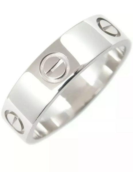 cartier pt950 ring