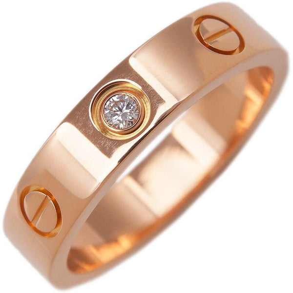 cartier love ring rose gold with diamonds