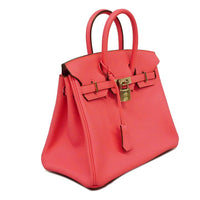 Hermès Birkin 25 Rose Azalea Swift PHW Handbag