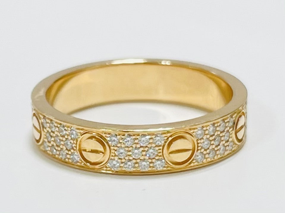 Cartier Diamond-Paved Wedding Love Ring, Size #49 – PreLoved Treasures
