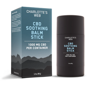 Charlotte's Web CBD Soothing Balm Stick 1000 mg 1.4 oz (40g) - Edible Naturals