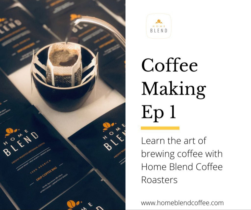 Learn the art of brewing coffee with Home Blend Coffee Roasters