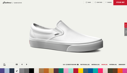 with the Customizer Tool on Vans.com - How To Solve Your I BlvdCustom