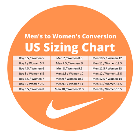 convert women's size 8 to men's