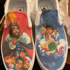 J Cole KOD Album Custom Shoes