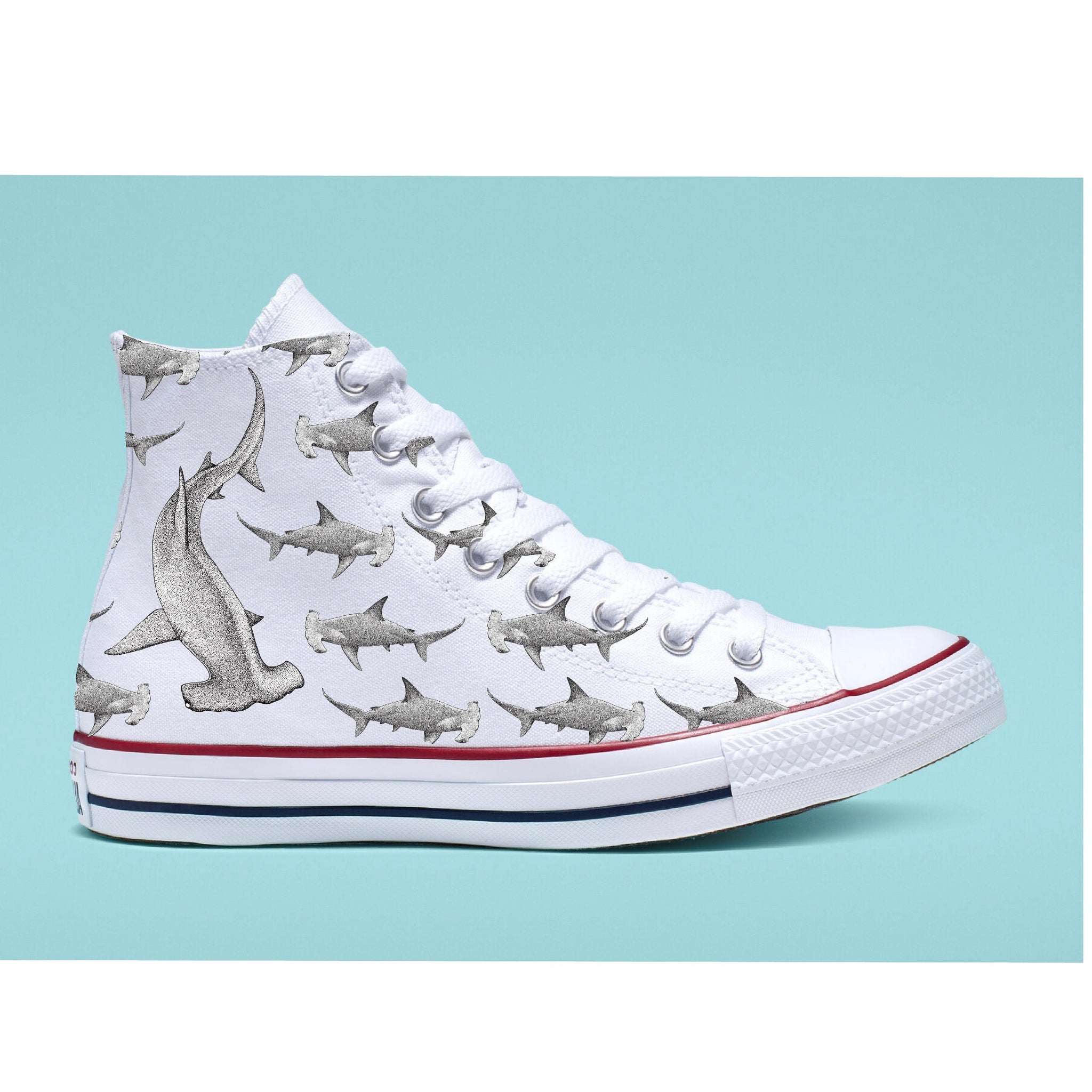 shark converse high tops