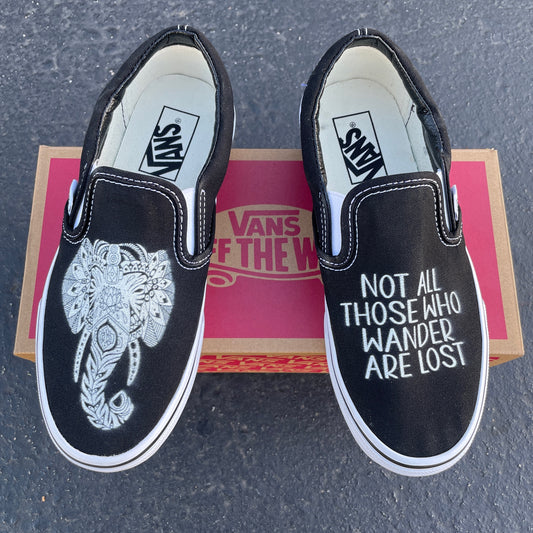 Custom Vans Shoes - Felix The Cat - White Authentic – BlvdCustom