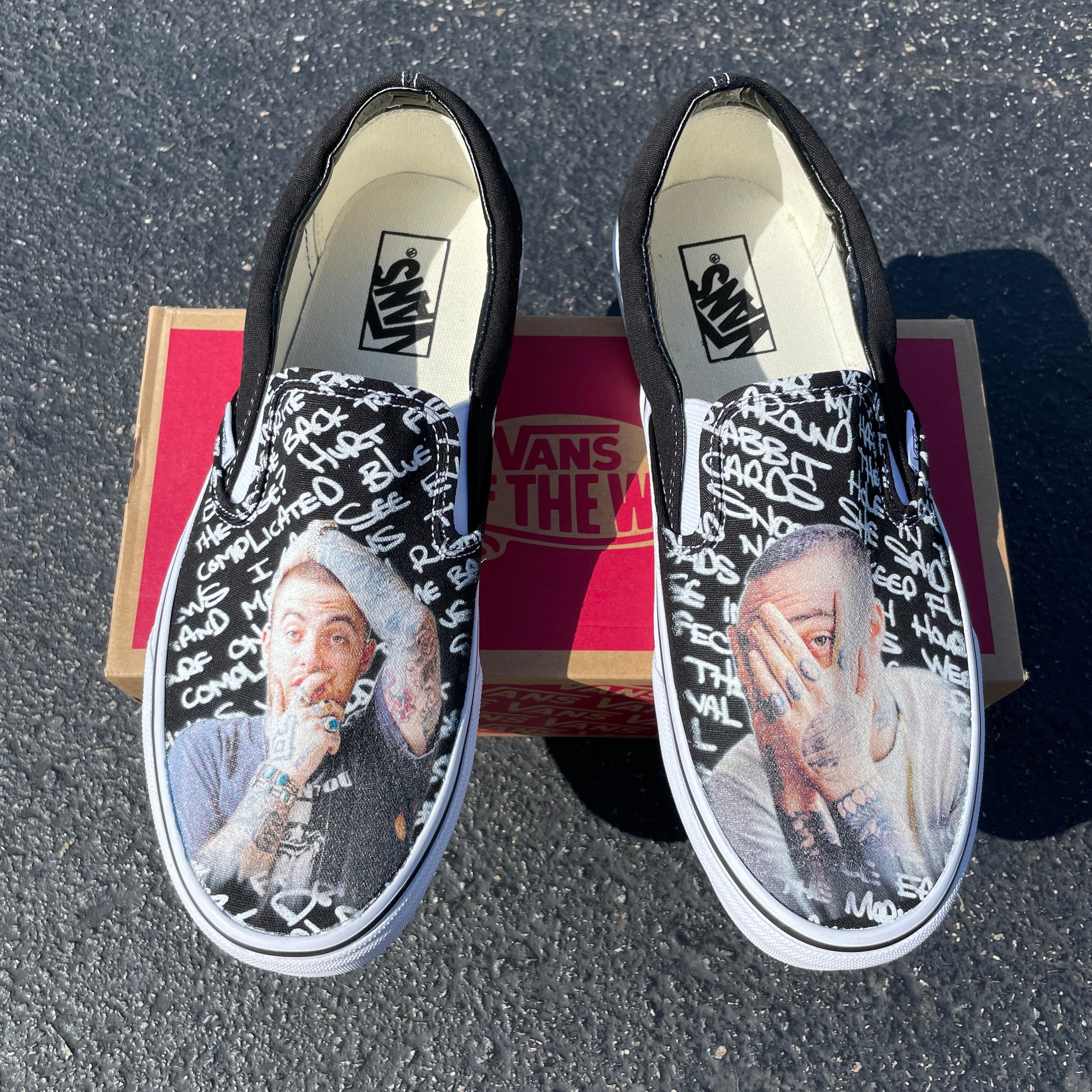 Mac Miller Custom Sneakers - Slip Ons – BlvdCustom