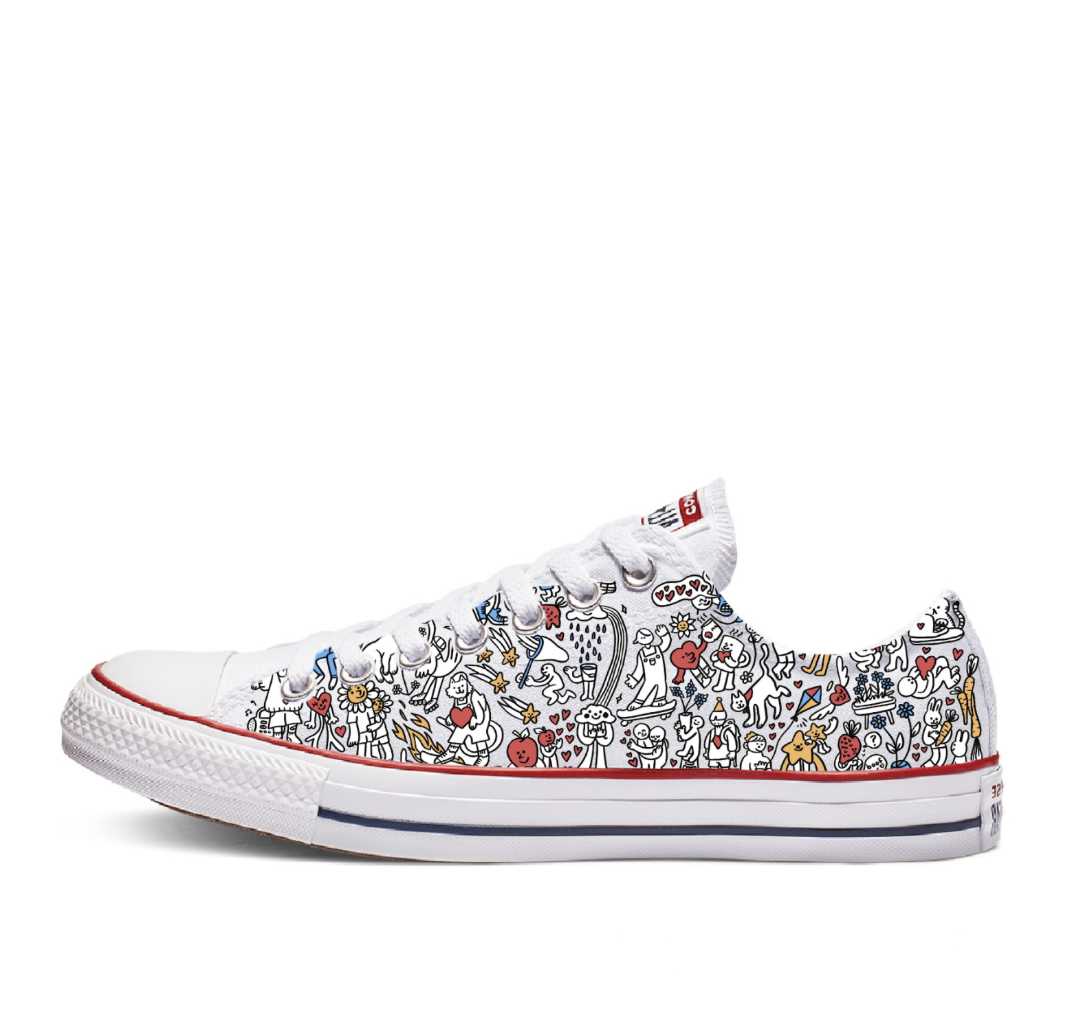 What Makes You Smile Doodles Converse – BlvdCustom